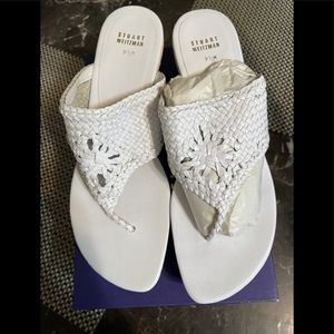 Stuart Weitzman size 9.5 wedged sandals